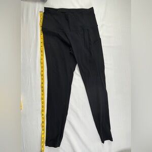 Black Active Leggings with Side Pockets